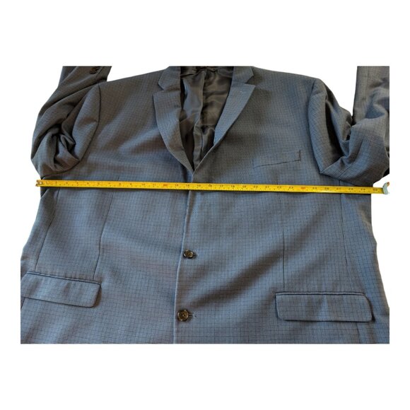 Lauren Ralph Lauren Men’s Big & Tall Blue Suit Jacket Blazer, Sport Coat, 56L - Picture 9 of 11